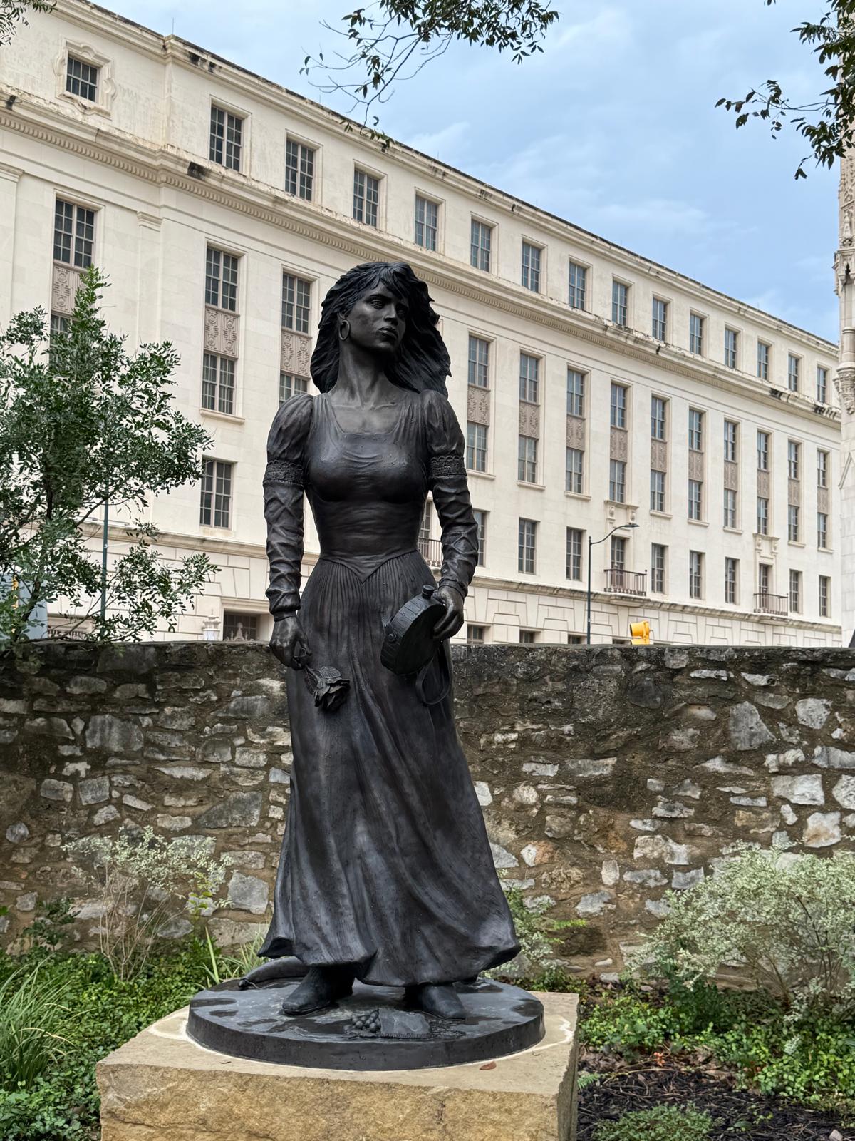 Sculpture at the Alamo